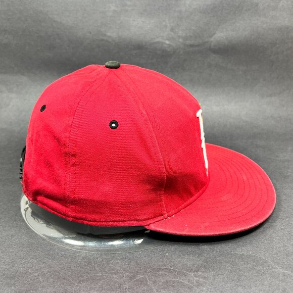 Flomotion Snapback Hat Cap Red Vacation Distressed FL Lifestyle Orange Logo Mens - Picture 5 of 14